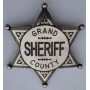 BROCHE ETOILE SHERIFF GRAND COUNTY