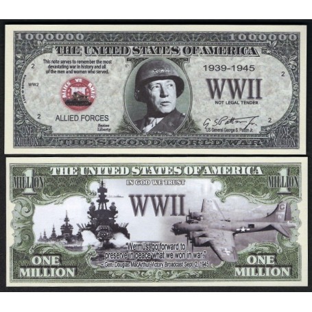 US DOLLAR COLLECTOR GENERAL PATTON WWII