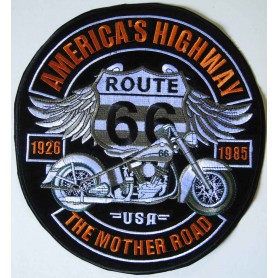 PATCH DOSSARD GRAND MODELE - ROUTE 66 -