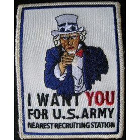 PATCH ECUSSON USA ONCLE SAM I WANT YOU