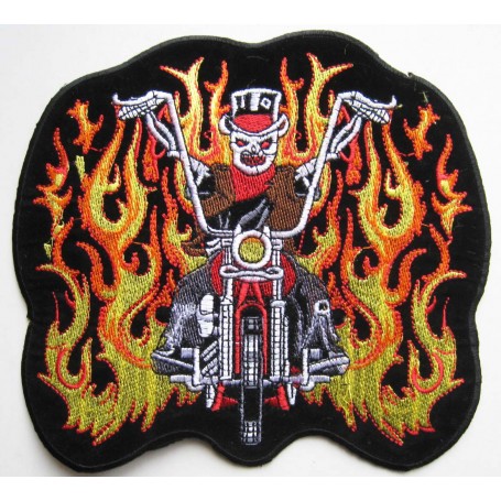 PATCH ECUSSON GM  MOTO / FLAMME