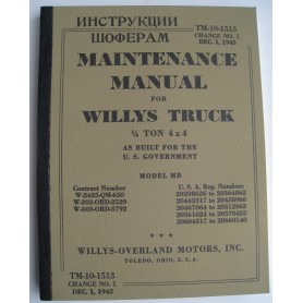JEEP WILLYS MB-FORD MAINTENANCE MANUAL