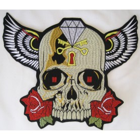 PATCH DOSSARD INDIAN SKULL