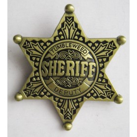 BROCHE SHERIFF DEPUTY TUMBLEWEED