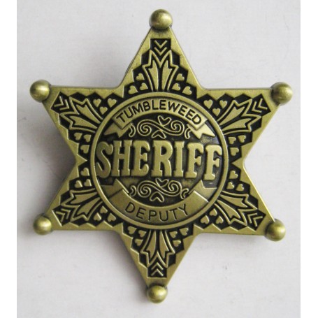 BROCHE SHERIFF DEPUTY TUMBLEWEED