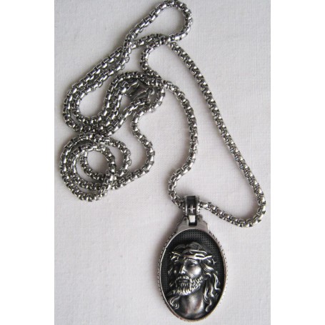 PENDENTIF INOX JESUS