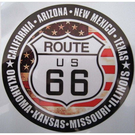 AUTOCOLLANT ROUTE 66