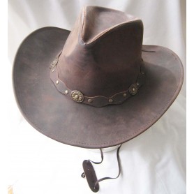 CHAPEAU WESTERN CUIR