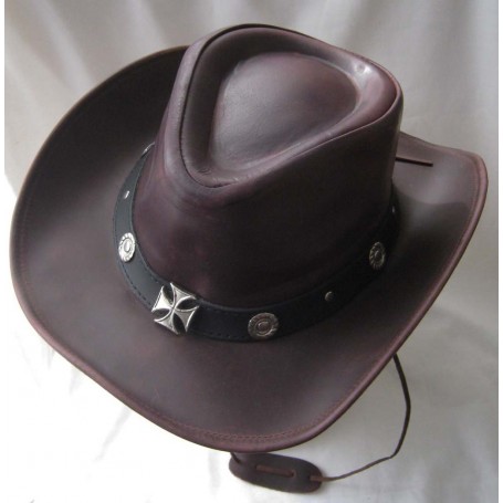 CHAPEAU WESTERN CUIR