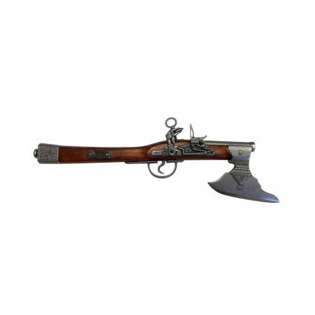 PISTOLET HACHE A SILEX GERMANY XVII