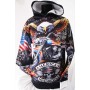 SWEAT SHIRT A CAPUCHE AMERICAN MOTORCYCLE
