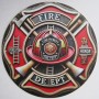 PLAQUE ALU FIRE DEPT - POMPIERS