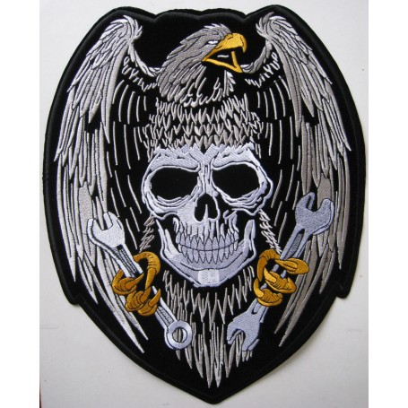 PATCH DOSSARD AIGLE SKULL