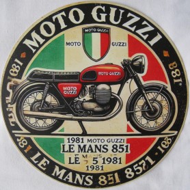 PLAQUE ALU MOTO GUZZI