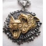 PENDENTIF INOX LOUP
