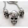 PENDENTIF INOX 3 SKULL