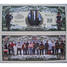 US DOLLAR COLLECTOR WORLD TRADE CENTER 911 HEROES
