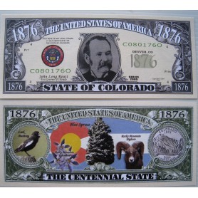 US DOLLAR COLLECTOR - STATE OF COLORADO -