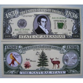 US DOLLAR COLLECTOR - STATE OF ARKANSAS -
