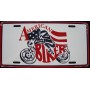 PLAQUE AUTO USA BIKER